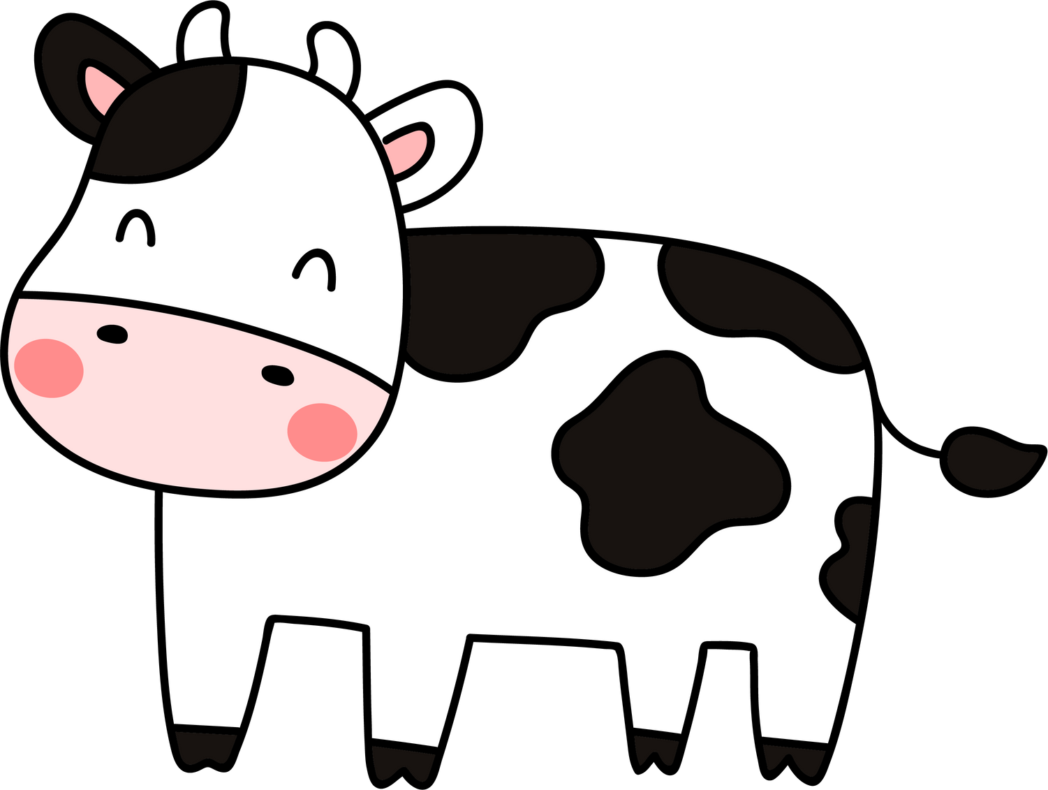 Cow Cartoon Character